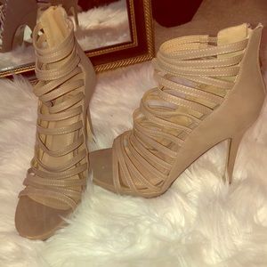 Open toe heels